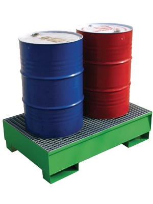Vasca di Raccolta a Tenuta Stagna 2 Fusti da 220lt o Pallet 80x120cm