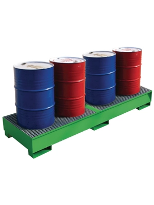 Vasca di Raccolta a Tenuta Stagna 4 Fusti da 220lt o Pallet 120x120cm