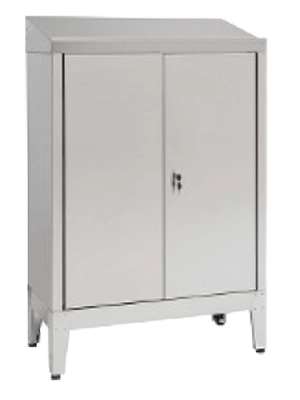 Scrivimpiedi 2 Porte con 2 Ripiani Interni AISI430